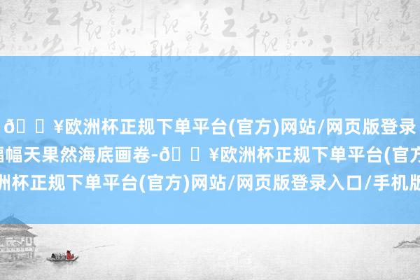 🔥欧洲杯正规下单平台(官方)网站/网页版登录入口/手机版组成了一幅幅天果然海底画卷-🔥欧洲杯正规下单平台(官方)网站/网页版登录入口/手机版