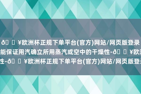 🔥欧洲杯正规下单平台(官方)网站/网页版登录入口/手机版汽水分手器能保证用汽确立所用蒸汽或空中的干燥性-🔥欧洲杯正规下单平台(官方)网站/网页版登录入口/手机版